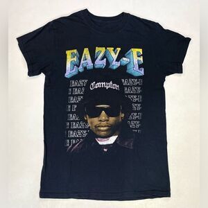 Eazy-E Graphic T-shirt Women Small Black Short Sleeve Music